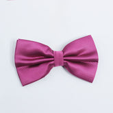 MAGENTA TEXTURED BOW TIE